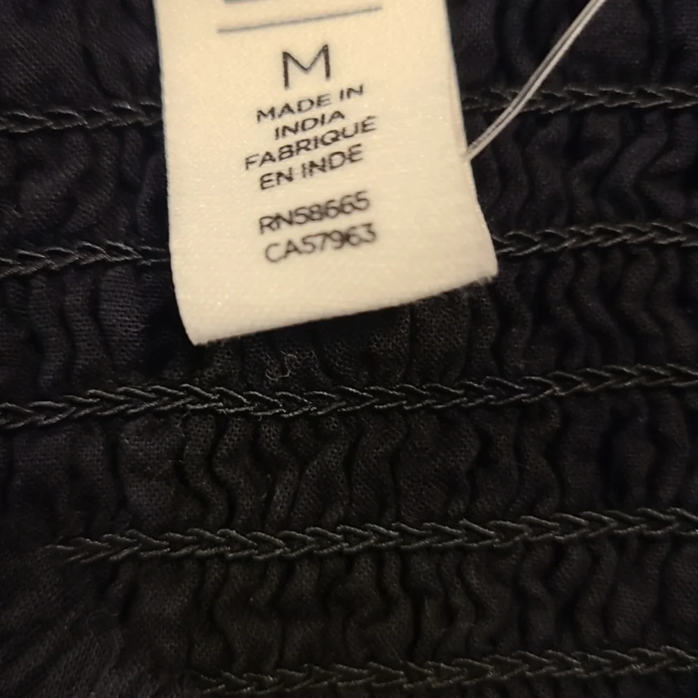 #90 - Black Eyelet Lace Ruffle Layer Skirt Romper, Medium - Picture 6 of 10